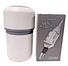 Huski Wine/Champagne Bottle Chiller  Insulated No Ice Lasts 6+ Hours + Stopper