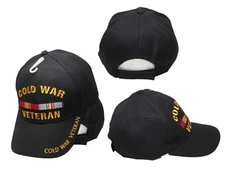 Cold War Veteran Veterans Ribbon 3d Embroidered Baseball Cap Hat CAP608C (TOPW)