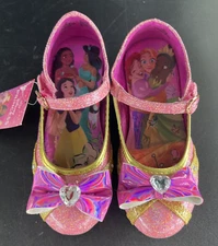 Disney Princess Pink & Gold Mary Jane Heels (Various Sizes)