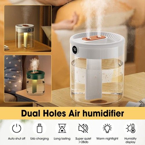 Smart Sensor Humidifier Quiet Operation 3 Mist Modes 2L Top Fill USB Powered - Picture 18 of 24