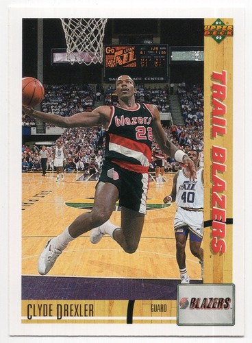 NBA Single Trading Cards Clyde Drexler Portland Trailblazers Houston Rockets - Picture 136 of 159