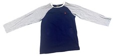 Polo Ralph Lauren Long Sleeve Shirt Top Boys Children's Size Large L Blue Cotton