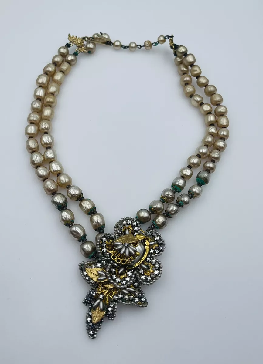 Miriam haskell shop necklace vintage