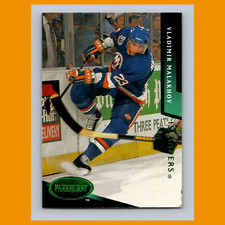 Vladimir Malakhov #125 1993 Parkhurst Emerald Ice New York Islanders Hockey Card