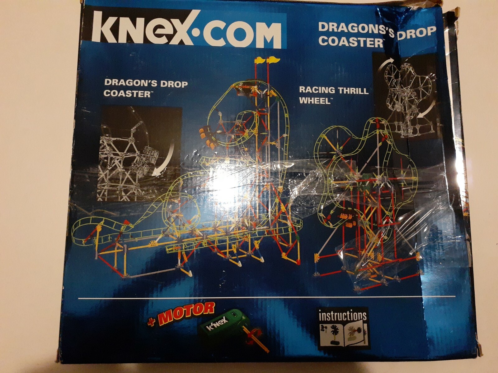 knex dragon drop roller coaster