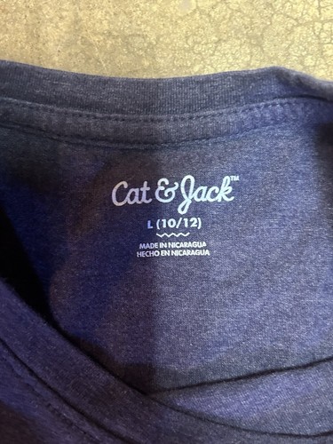Cat & Jack Girl’s Colorful Musical Notes Short Sleeve Tee Size Large (10-12) - Picture 4 of 7
