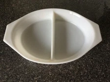 Pyrex 1-1/2 Quart Divided Dish #35 Orange 