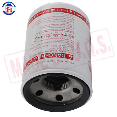 30 Micron Spin-on Fuel Filter Element, 25 GPM Disel Gasoline 50 PSI Max Pressure