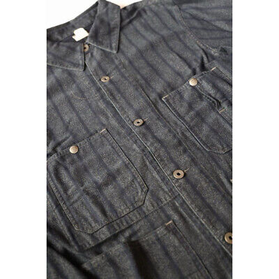 Rrl Indigo Striped Twill Shirt Jacket S | eBay Rrl Indigo Striped Twill Shirt Jacket S | eBay