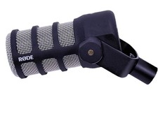 Rode PodMic Dynamic Podcasting / DJ Microphone With Three Layer Pop Filter EUC