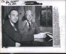 1958 Press Photo maurice stans accountant american - dfpb46305