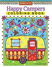 Happy Campers Coloring Book by Thaneeya McArdle English Paperback Book
