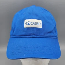 4Ocean 4 Ocean Classic Cap Hat Environmentalist Save the Ocean Water World Blue