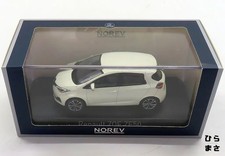 Miniature Car 1/43 Renault ZOE ZE50 2020 Diecast Pearl White Urban EV