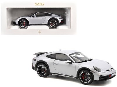 Norev 2023 Porsche 911 Dakar Ice Grey Metallic 1/18 Scale 187242