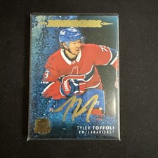 2021-22 The Cup Tyler Toffoli Auto Effervescence GOLD Ink Montreal Canadians