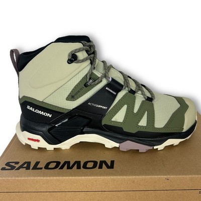 NEW Salomon X Ultra 4 Mid GTX Gore Tex Womens 11 (EU 44) Hiking Boots Green