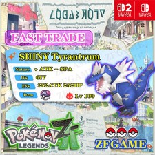   6IV SHINY Tyrantrum  EVS   POKEMON LEGENDS ZA  Online delivery  Alpha