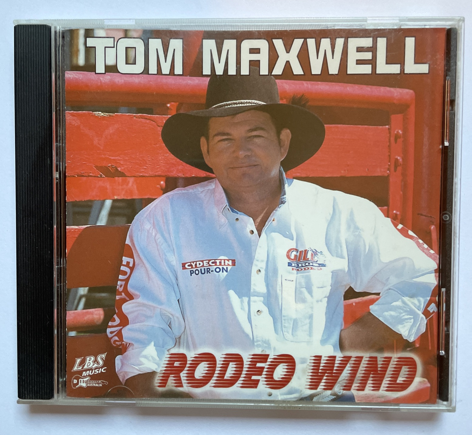 Tom Maxwell Rodeo Wind CD SIGNED LBS Music 2003 Australian Country