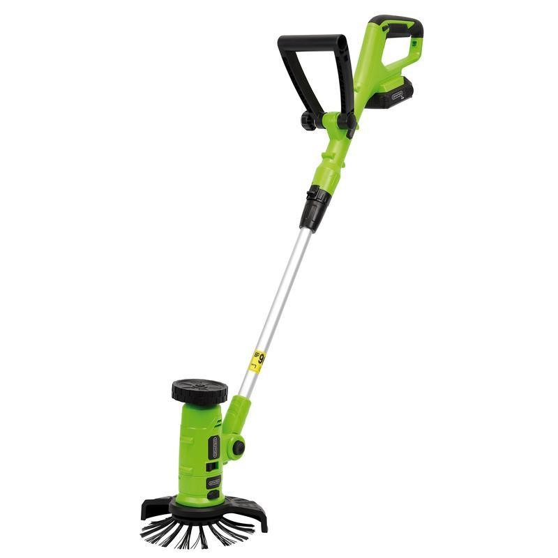 DRAPER GRASS STRIMMER 18V CORDLESS GARDEN 4 IN 1 PATIO CLEANER KIT 31859