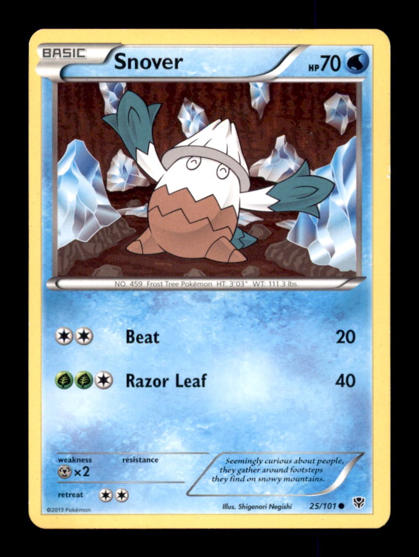 SNOVER 25/101 C PLASMA BLAST POKEMON LP