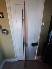 3 x  Wooden Antique Longbows C 1880 - 1920 vintage archery 2 x GORDON 1 X FERGIE