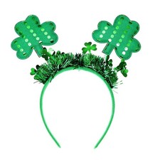 St Patrick's Day Headband Irish Day Headband Shamrock Clover Headpiece Green ...