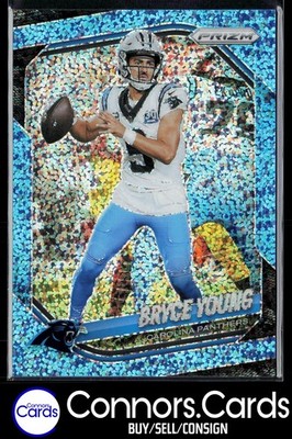 Bryce Young 2025 Panini Prizm #5 Blue Sparkle #/96 (B)