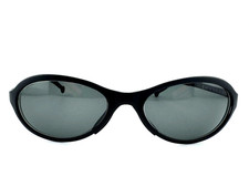 VINTAGE CALVIN KLEIN SUNGLASSES BLACK WRAPAROUND FRAME GREY LENS Y2K NR 2012 68