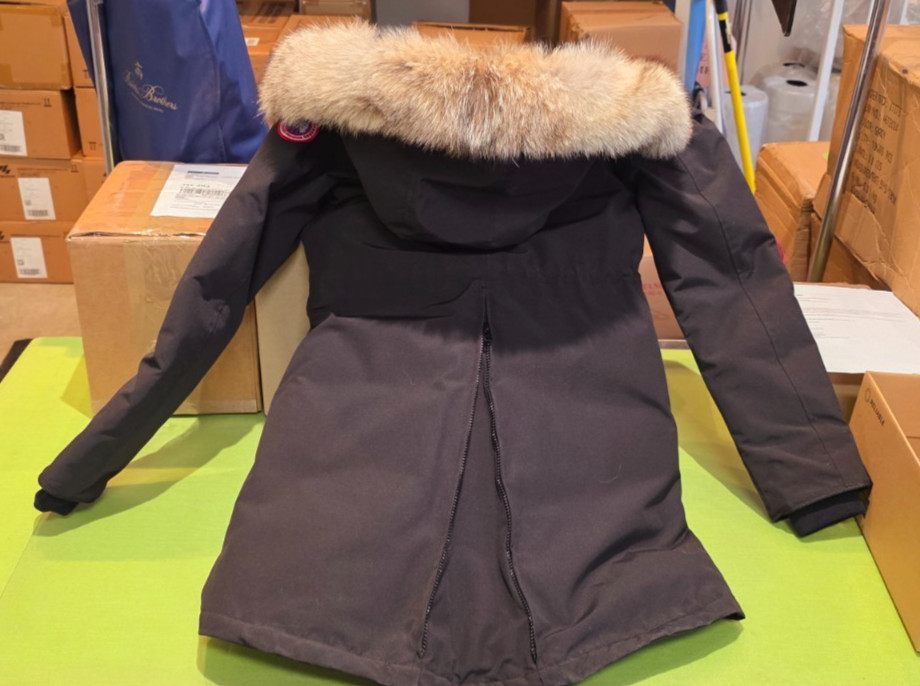 LATEST "BLACK" "GREY LABEL" CANADA GOOSE ROSSCLAIR SMALL S/P ARCTIC PARKA JACKET image 10