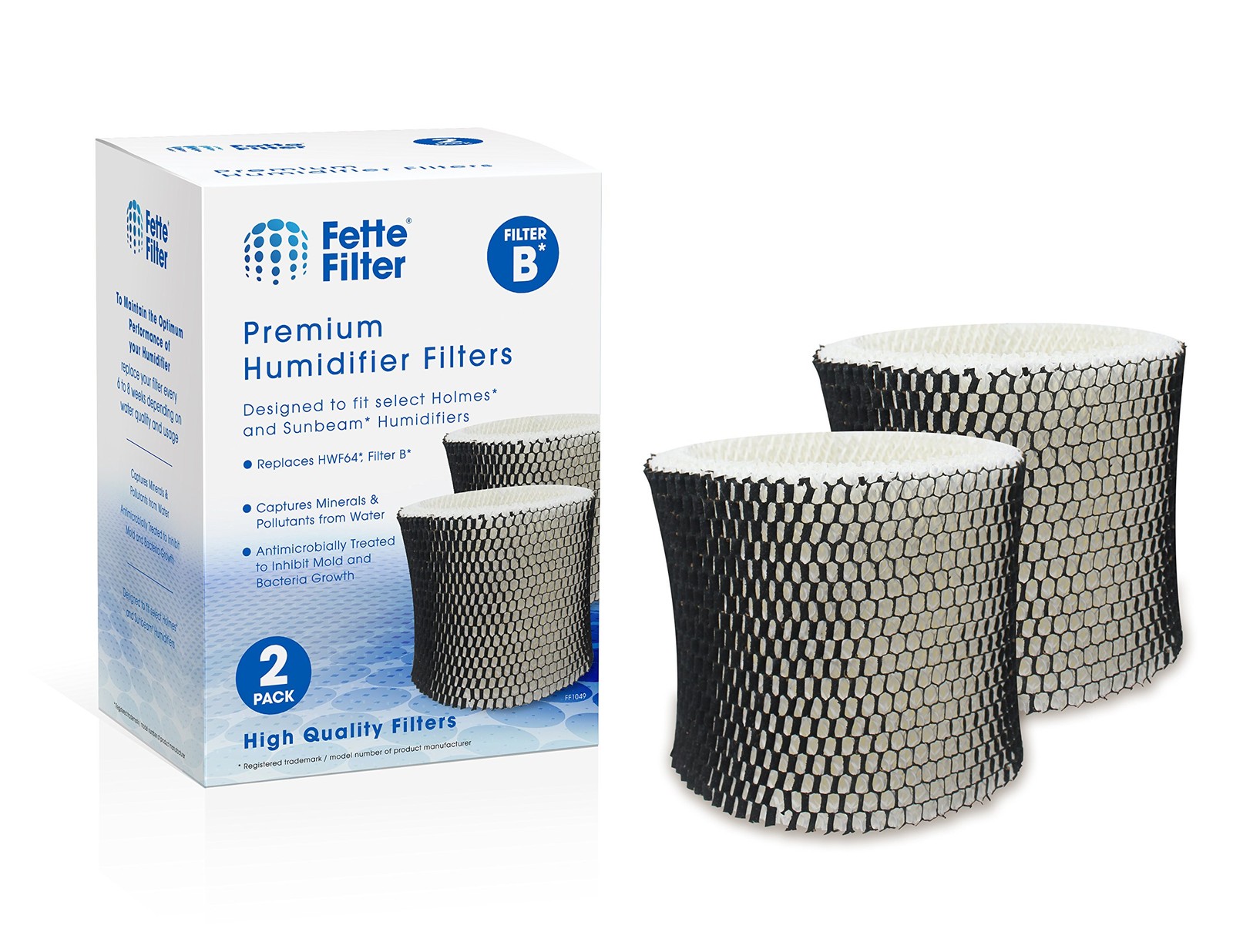 - Hwf-64 Humidifier B Wick Replacement Pack Of 2