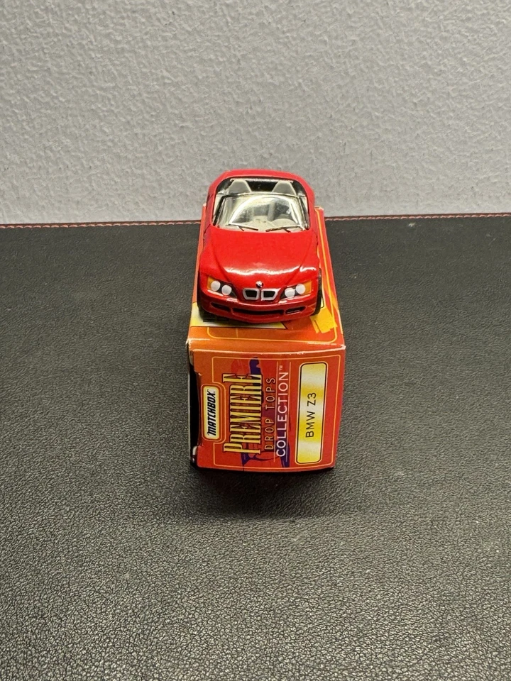 Matchbox Premiere Collection Drop Tops Series 16 BMW Z3 Red Convertible - Image 4 of 4
