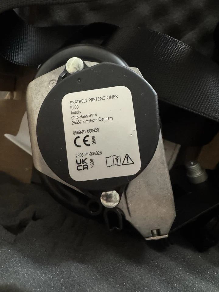 Cinturón de regazo y hombro genuino Mercedes-Benz 906-860-02-85-64-9A86 Foto 4 de 4