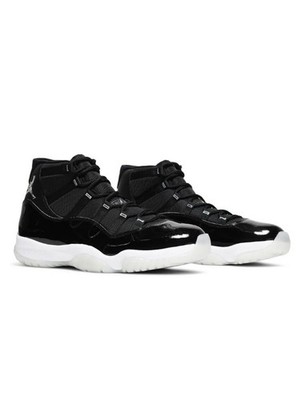 Air Jordan Retro 11 XI Black Silver Jubilee 25th Anniversary Nike Size 7y Boys
