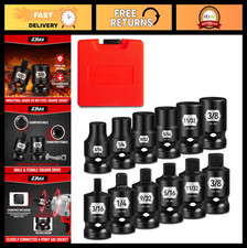 12PCS 3/8 Drive Pipe Plug Socket Set, Impact ...