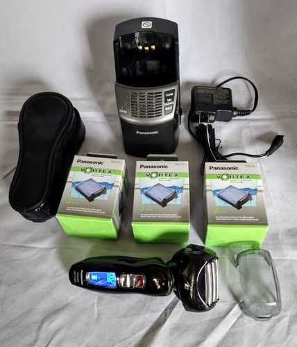 Panasonic Arc4 Electric Shaver ES-LA93 Self-Cleaning Charger Vortex HydraClean