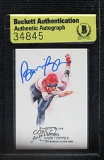 BAS 2008 Topps Allen & Ginter's Bonnie Blair #84 Authentic Auto ow6