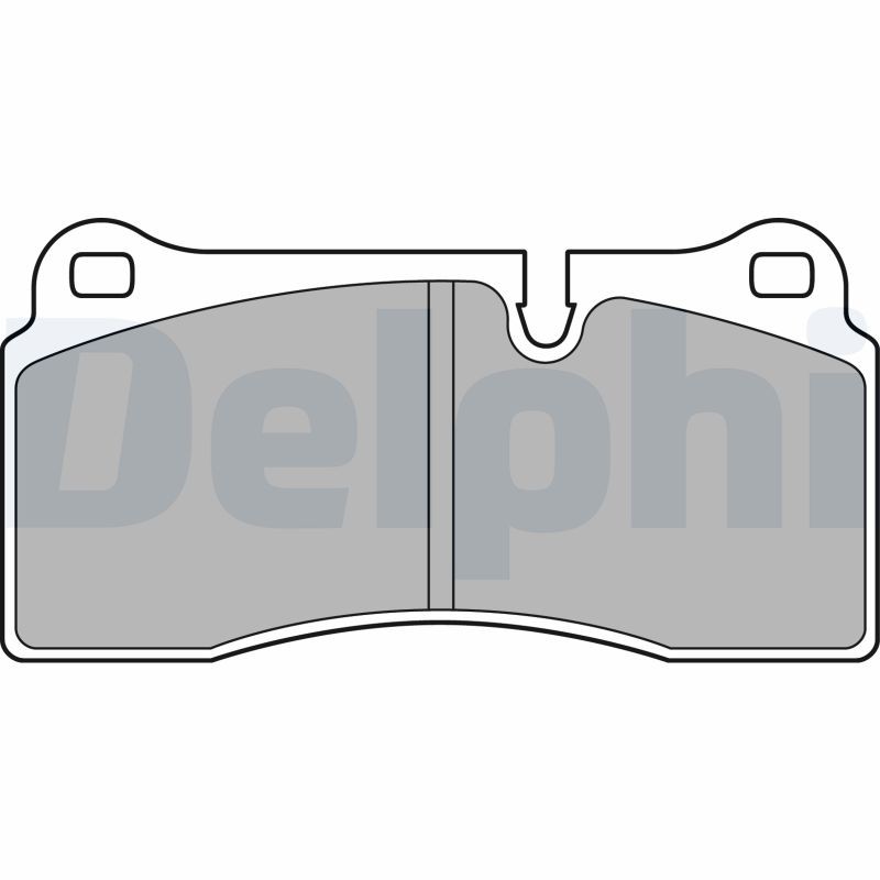 Rear DELPHI-OE LP2448 Brake Pad Set, disc brake for AUDI