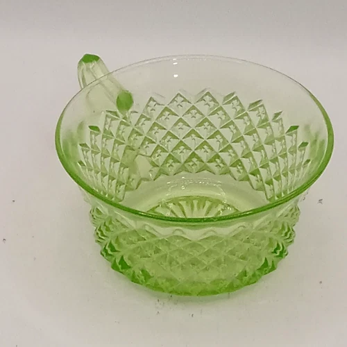 Uranium Green Depression Glass Miss America Anchor Hocking Cup Replacement