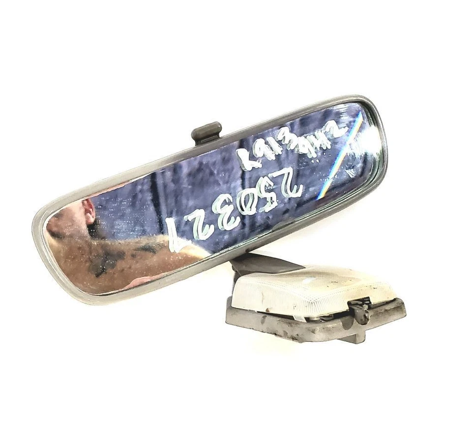 2000 2001 2002 2003 2004 Toyota Tacoma OEM Rear View Mirror With Map Light  - Image 3 of 4