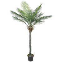 KüNstliche Palme 180 Cm Groß Kunstpalme Kunstpflanze Im Topf Wie Echt