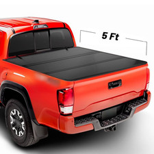 3-fold 5ft Bed Hard Tonneau Cover For 2016-2024 Toyota Tacoma Truck W Lamp 3-fold 5ft Bed Hard Tonneau Cover For 2016-2024 Toyota Tacoma Truck W Lamp