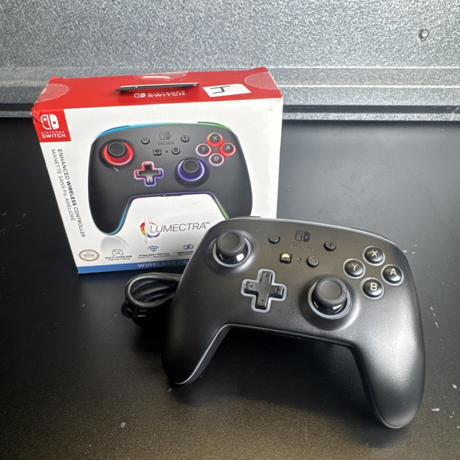 Power A Enhanced Wireless Controller With Lumectra Nintendo Switch 1522807-01