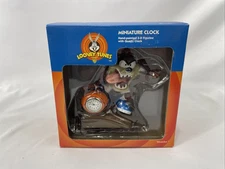 Miniature Clock Westclox Looney Tunes TAZ Vintage 1999