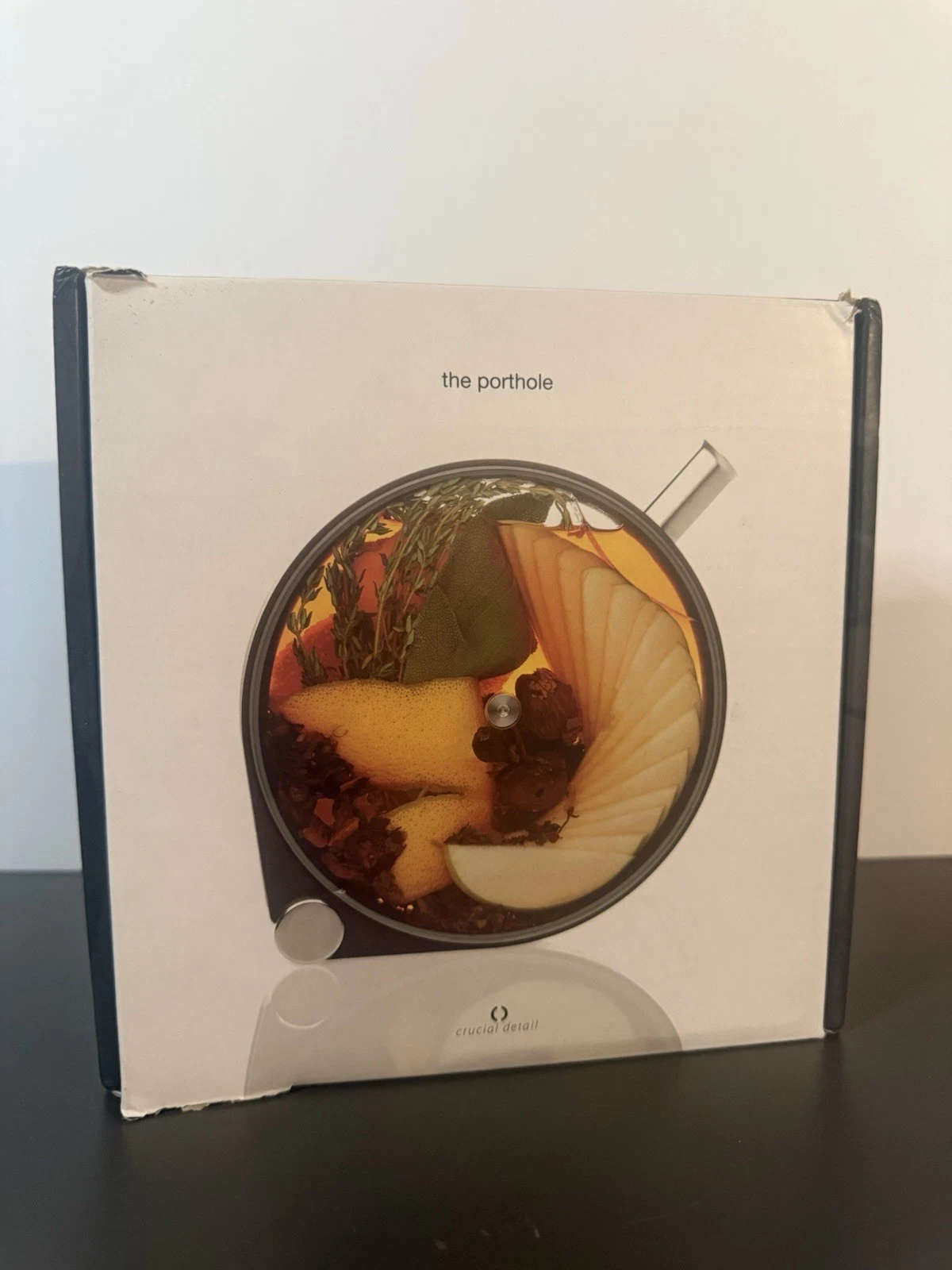 The Porthole Infuser Open Box by Crucial Detail, Cocktail Tea Oil Infuser
Opens in a new window or t