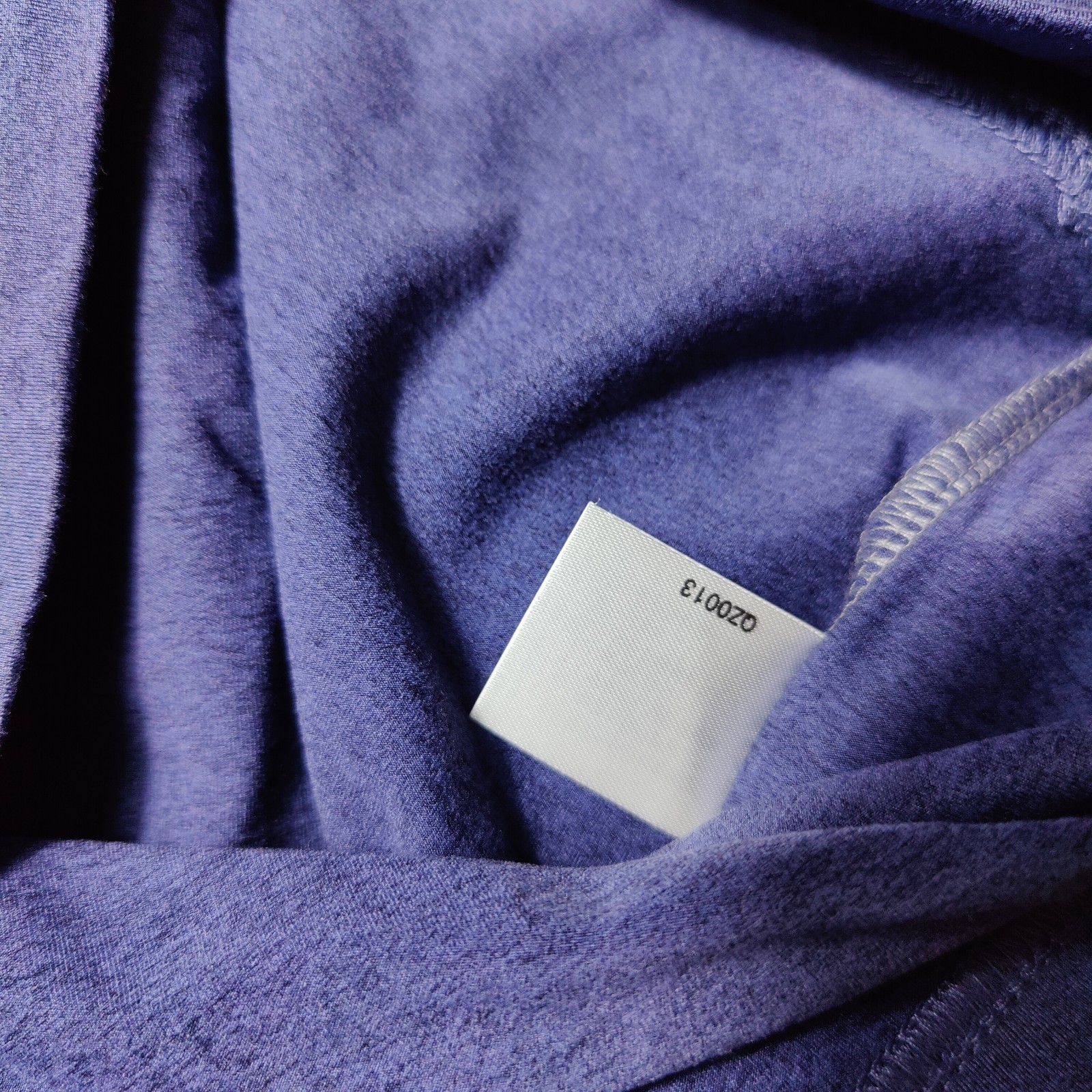 Rhoback Mens Performance Q-Zip Solid Gray Blue Pu… - image 4