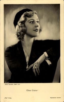 Postcard actress Else Magpie, portrait - 11276060