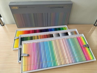 Artist Colored Pencil Set 150 Colors Paper Box Pro Drawing Sketch Art Kit Gift
