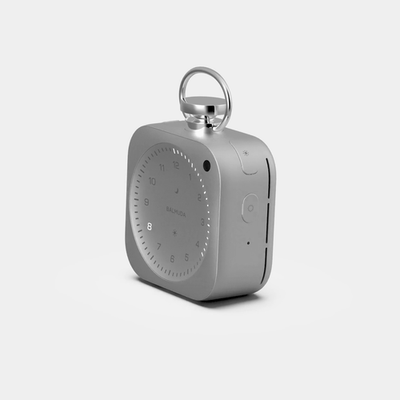【新品未使用】BALMUDA The Clock シルバー PSL BALMUDA The Clock DSC01-SV Silver Desk Alarm Clock Bluetooth