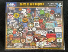 JIGSAW PUZZLE White Mountain BEERS OF NEW ENGLAND 1000 piece SEALED NEW